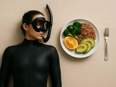 غواصی آزاد و تغذیه